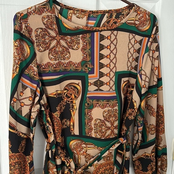 Scarf print dress - Picture 5 of 5